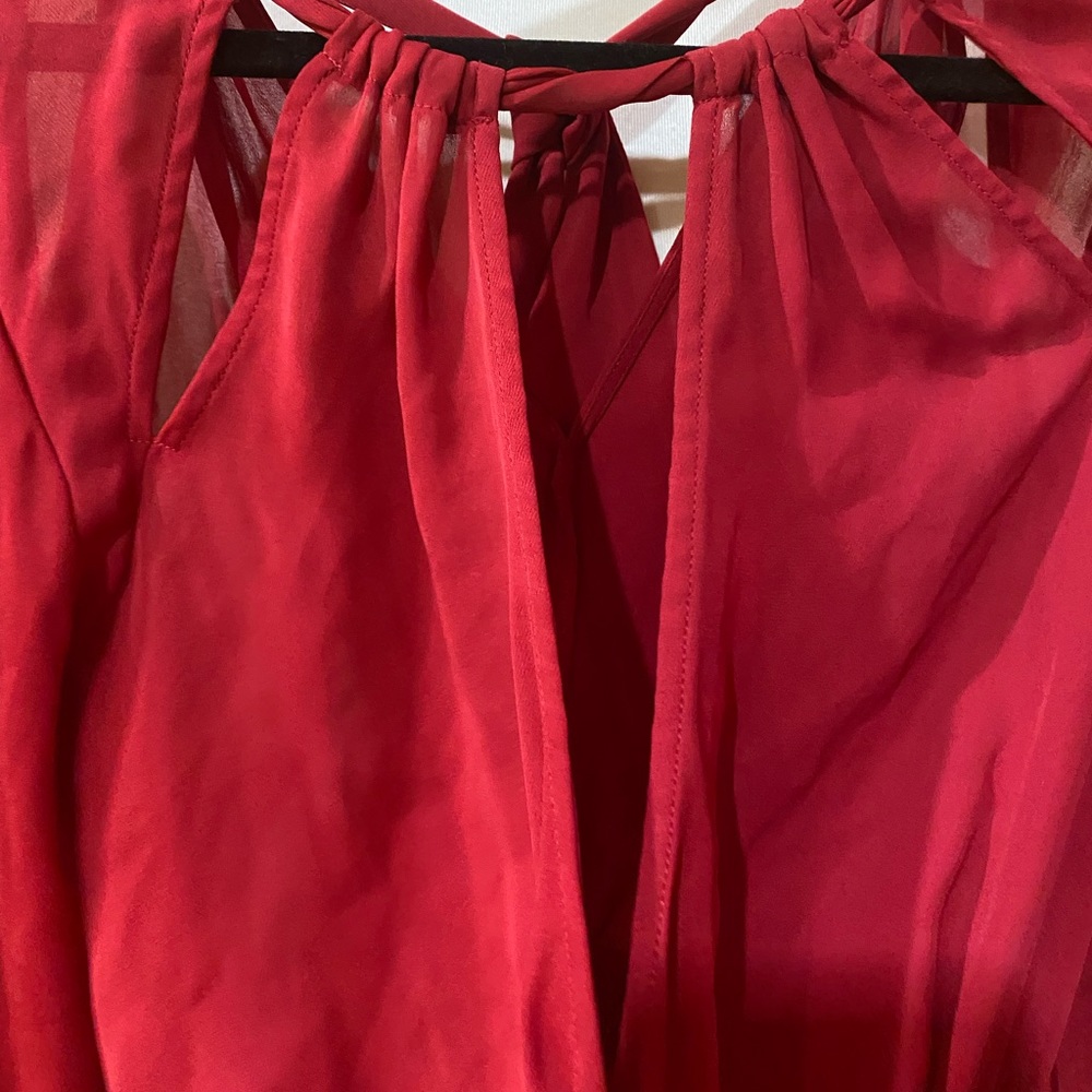 Bebe Red Top - Picture 11 of 12
